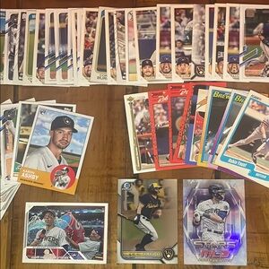 Milwaukee Brewers Baseball Trading Card Collection